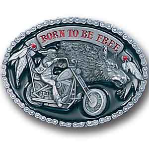 Belt Buckle - Born to be Free